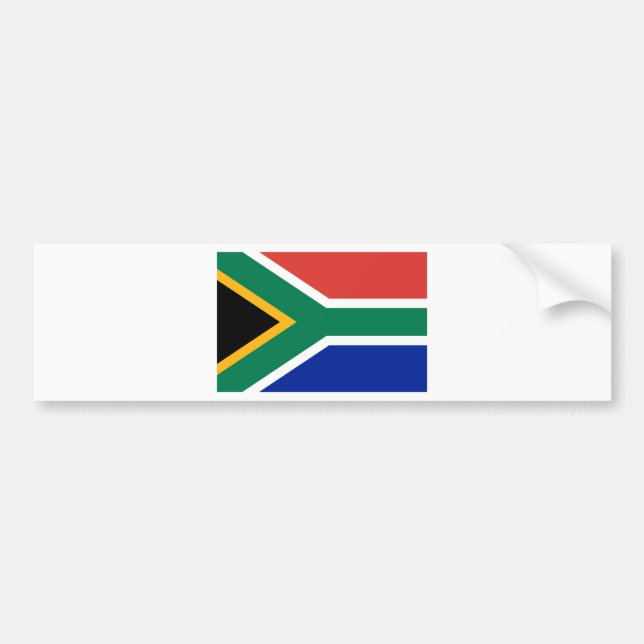 South Africa ZA Bumper Sticker (Front)