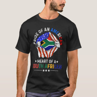 South African American America Pride Foreign Afric T-Shirt