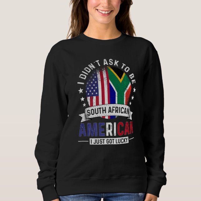 South African American Countries Flags Pride Afric Sweatshirt (Front)