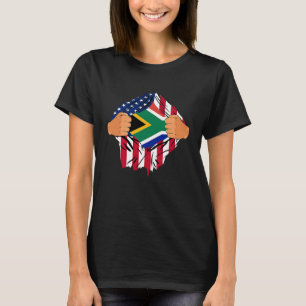 South African Blood Inside Me American South Afric T-Shirt