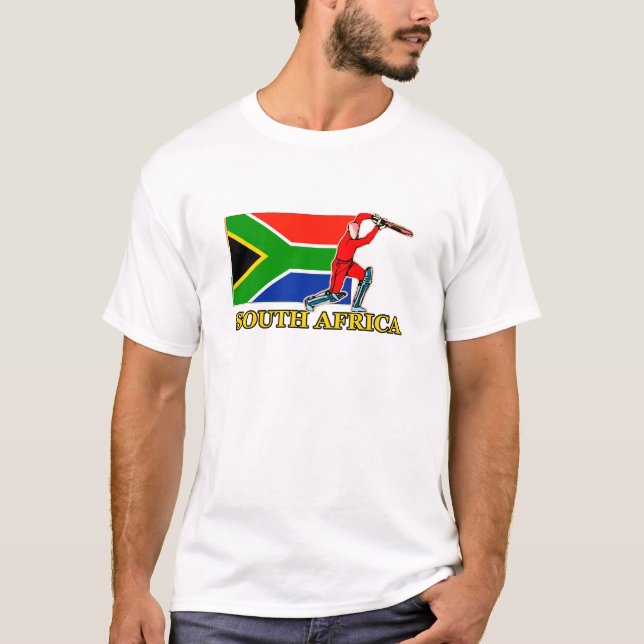 South African Cricket Player T-Shirt (Front)