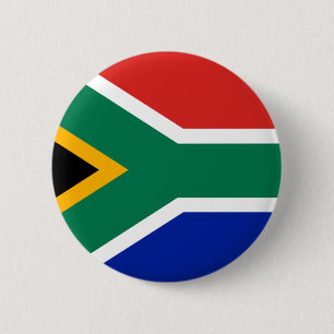 South African Flag 6 Cm Round Badge