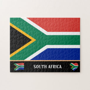 South African Flag & african country /South Africa Jigsaw Puzzle