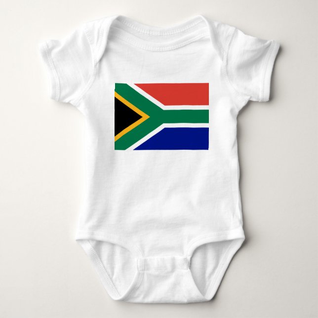 South African Flag Baby Bodysuit (Front)