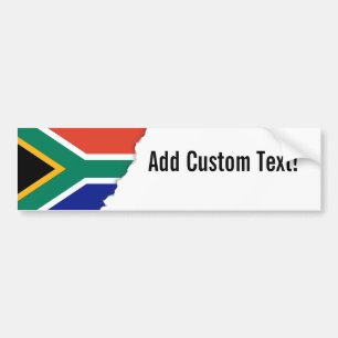 South African Flag Bumper Sticker