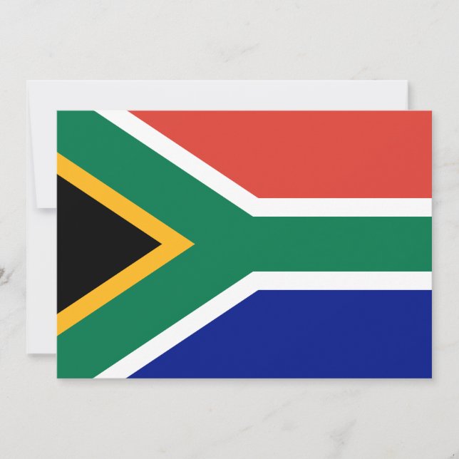 South African Flag Card (Front)