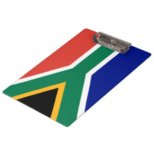 South African Flag Clipboard