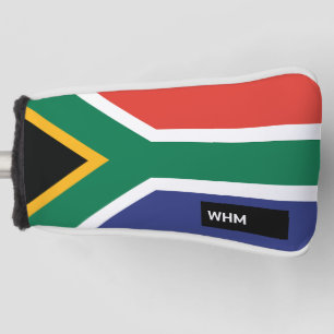 South African Flag - Custom Golf Putter Head Cover