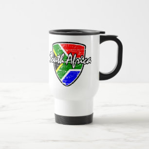 South African flag design Travel Mug
