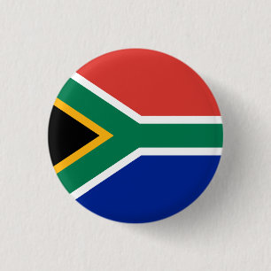 South African Flag, Flag of South Africa 3 Cm Round Badge