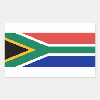 South African Flag, Flag of South Africa Rectangular Sticker