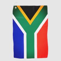 South African Flag Golf Towel