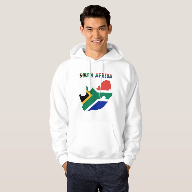 South African flag Hoodie (Front Full)