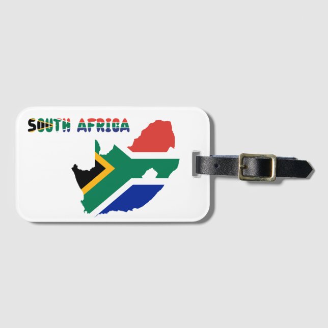 South African flag Luggage Tag (Front Horizontal)