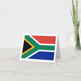 South African flag note cards
