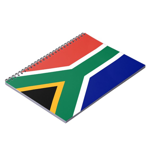 South African Flag Notebook (Left Side)