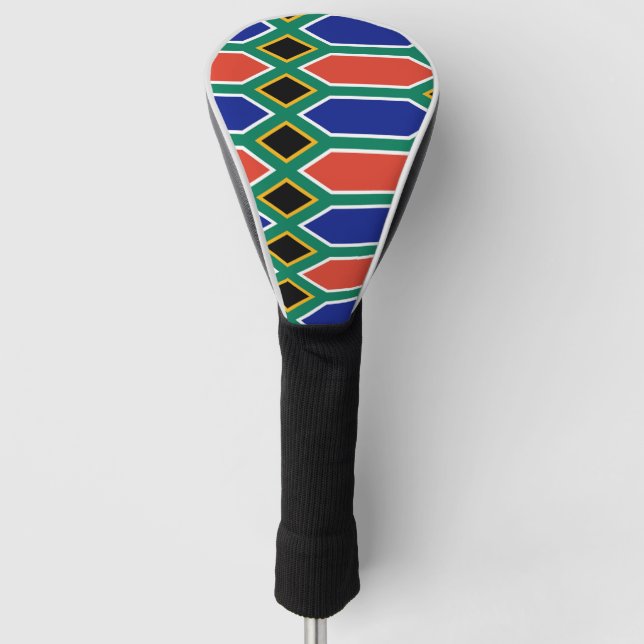 South African Flag of South Africa Golf Head Cover (Front)