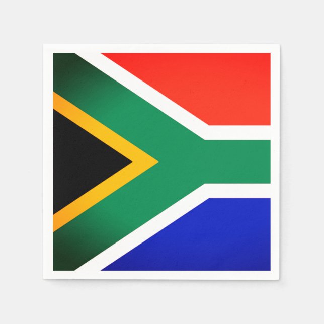 South African Flag Paper Napkins (Front)