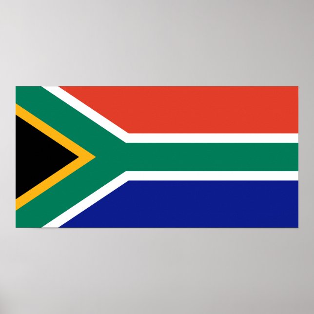 South African Flag Poster (Front)