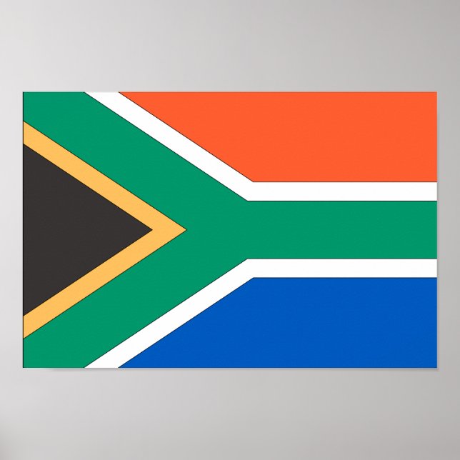 South African Flag Poster (Front)