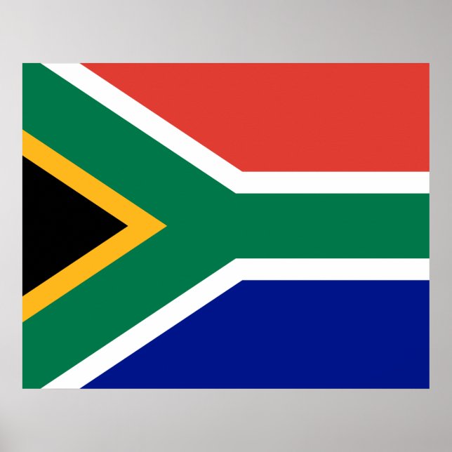 South African Flag Poster (Front)