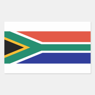 South African Flag Rectangular Sticker