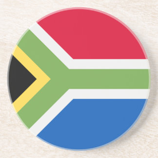 South African Flag Sandstone Coaster