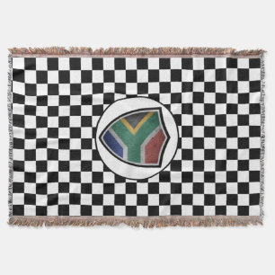 South African flag Throw Blanket