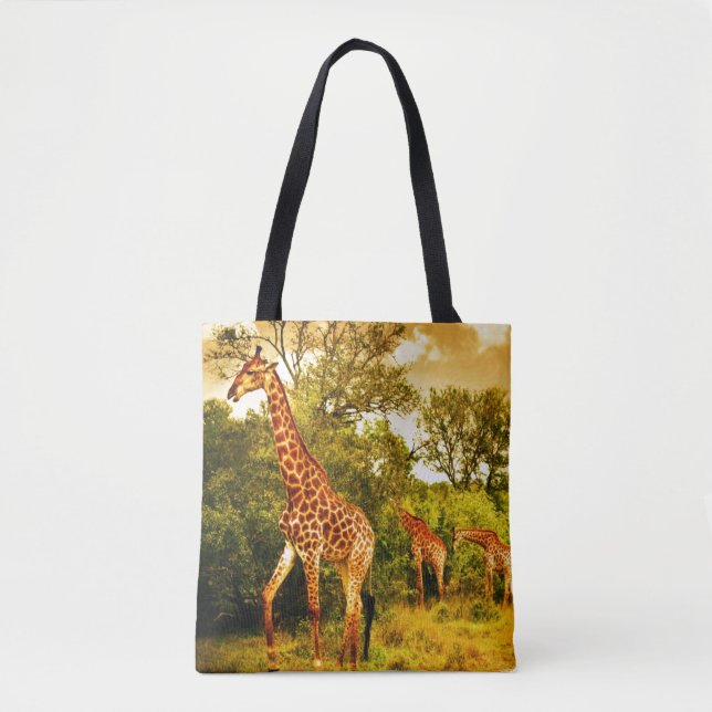 South African giraffes Tote Bag (Front)