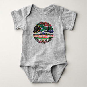 South African Grown, Iranian Roots – Lion and Sun Baby Bodysuit