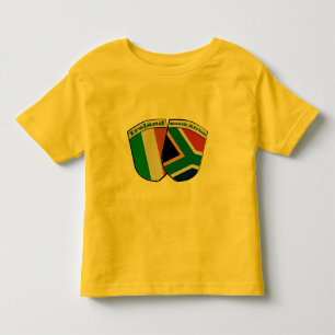 South African & Irish Flag Friendship Badges Toddler T-Shirt