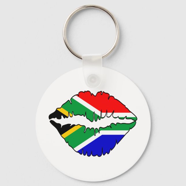 South African Kiss Theme Key Ring (Front)