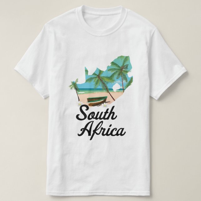 South African Map T-Shirt (Design Front)