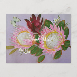 South African Proteas Thank You Postcard