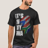 South African Puerto Rican DNA Heritage Flag
