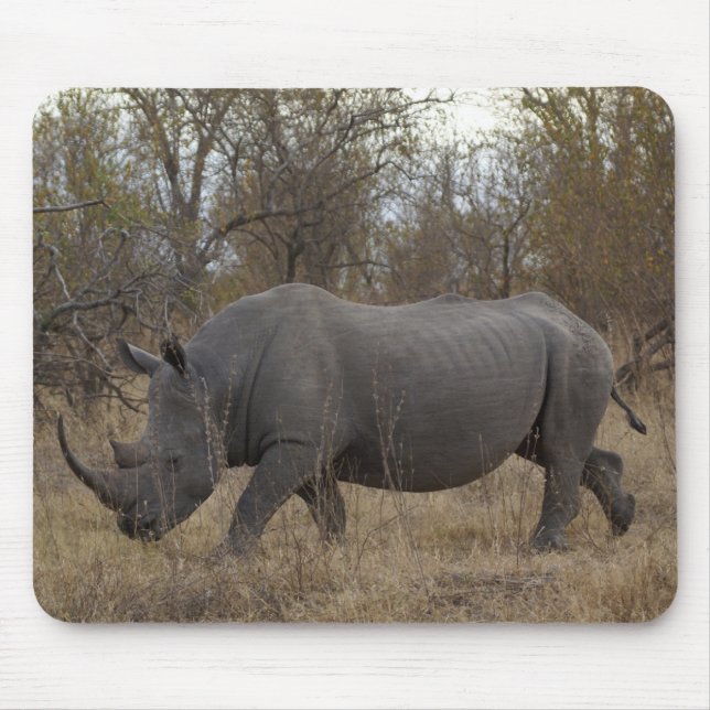 South African Rhinoceros Mouse Mat (Front)