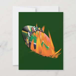 South African rugby invitations template