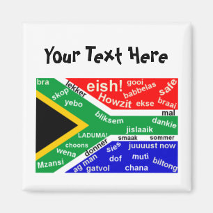 South African Slang Magnet Template