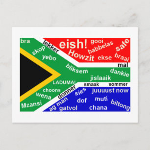 South African Slang Postcard - Customisable