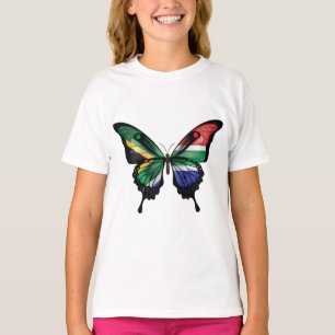 South African Swallowtail Butterfly Flag T-Shirt