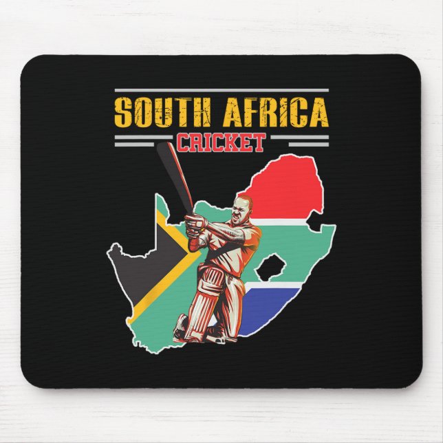 South African Tsman Shirt - South-africa Cricket C Mouse Mat (Front)