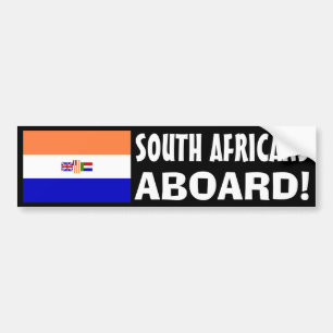 South Africans Aboard! Bumper Sticker
