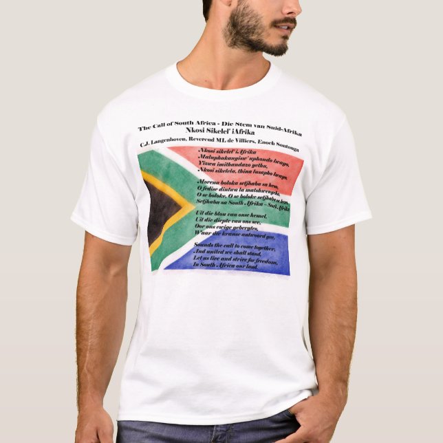 South Africa's national anthem T-Shirt (Front)