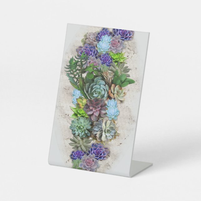 South Africa's Succulents  Pedestal Sign (Front)