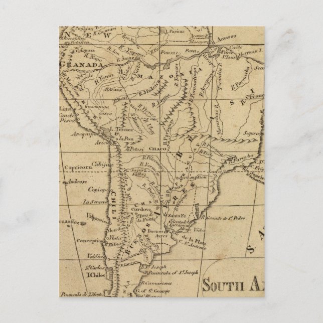 South America 12 Postcard (Front)