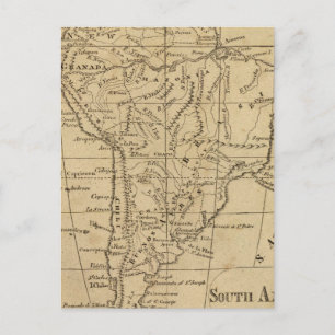 South America 12 Postcard