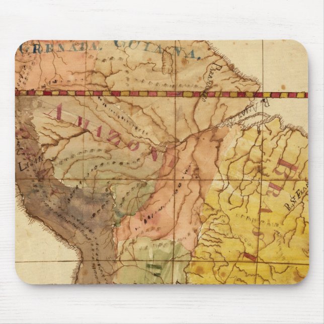 South America 15 Mouse Mat (Front)