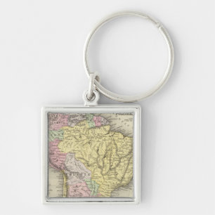 South America 18 Key Ring