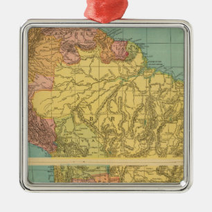 South America 20 Metal Tree Decoration