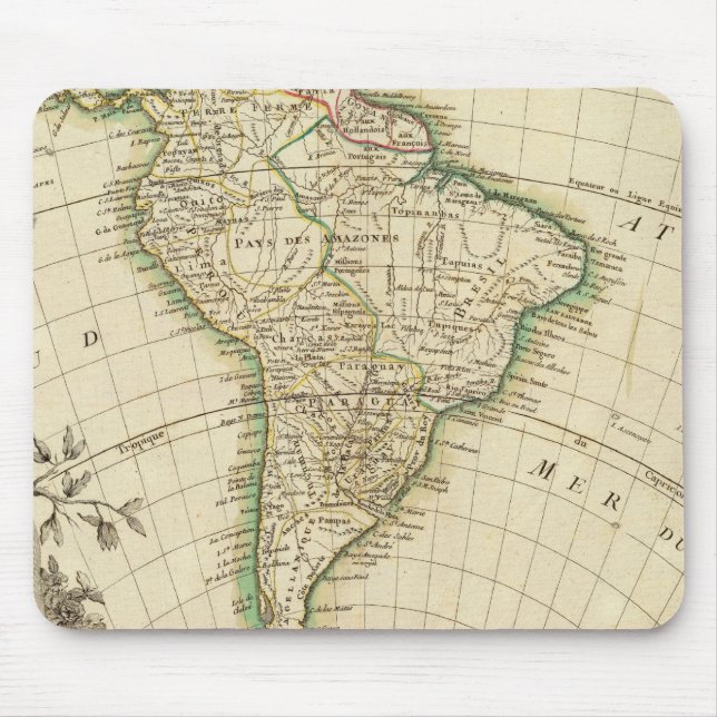 South America 23 Mouse Mat (Front)